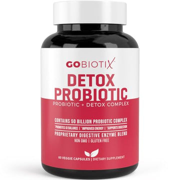 GOBIOTIX Detox Probiotic Supplement with Digestive Enzymes, Milk Thistle, Turmeric GOBIOTIX uk supplements
