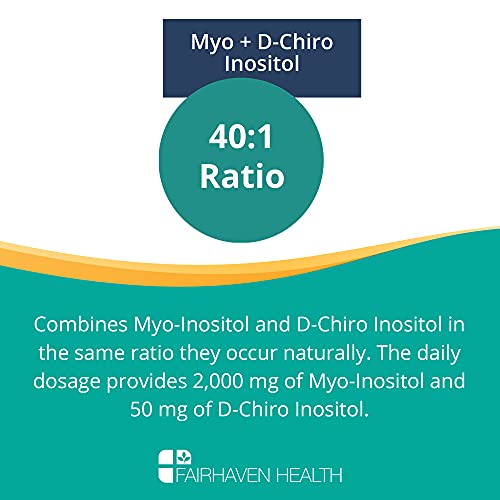 Fairhaven Health Myo-Inositol and D-Chiro Inositol Supplement | 40:1 Ratio | Female Fairhaven Health uk supplements