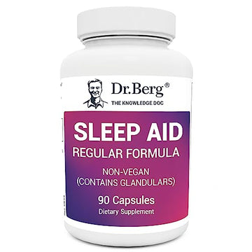 Dr. Berg Sleep Aid Regular Formula – Natural Support for Deep Sleeping Cycles Dr. Berg Nutritionals uk supplements