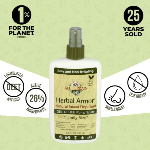 All Terrain Herbal Armor Natural Insect Repellent, DEET-FREE Pump Spray All Terrain uk supplements