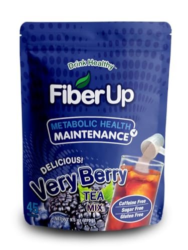 FIBER UP, Delicious Prebiotic Soluble Fiber Supplement, Very Berry Tea, 45 Servings. FIBER UP uk supplements