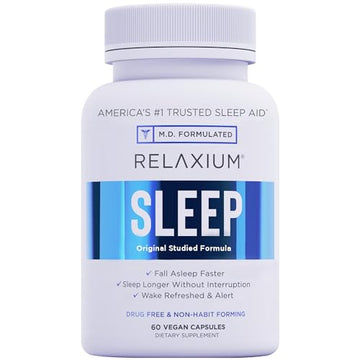 Relaxium Sleep Aid, 30-Day Supply, Dietary Supplement, Better Sleep, Magnesium Relaxium uk supplements