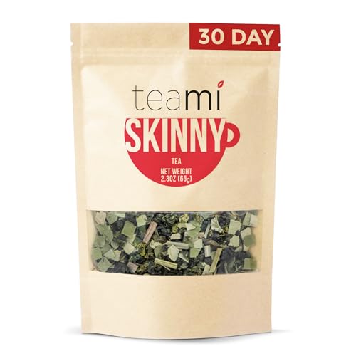 Teami Skinny Tea Supports Slimming and Colon Cleanse - Natural Detox Tea Helps Teami uk supplements