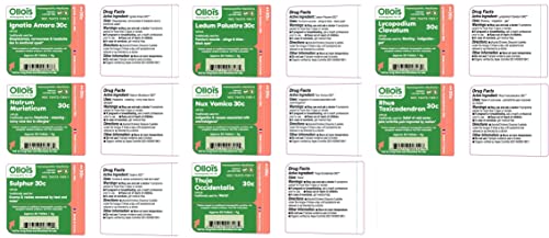 OLLOIS Homeopathy 20-Remedy Starter Kit (Organic & Lactose-Free OLLOÏS uk supplements