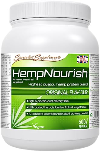 Specialist Supplements HempNourish Protein Powder 500g Specialist Supplements uk supplements