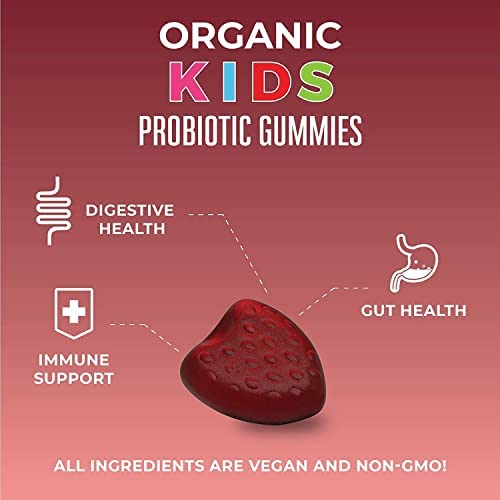 MaryRuth Organics Kids Probiotics for Digestive Health | USDA Probiotic Gummies | 2 Month Supply | Kids Probiotics | Immune Support | Gut Health Supplement | Vegan | Non-GMO | Gluten Free | 60 Count MARYRUTH'S uk supplements