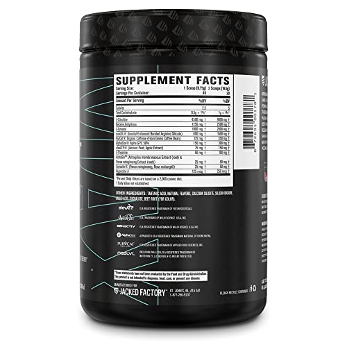 Jacked Factory Nitrosurge Max Nootropic Pre Workout Powder - Premium Pre Workout Jacked Factory uk supplements