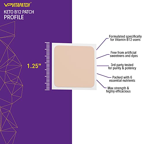 VitaPatch Keto Patch with B12 Methylcobalamin and Vitamin Guarana B12 Patch for Energy VitaPatch uk supplements