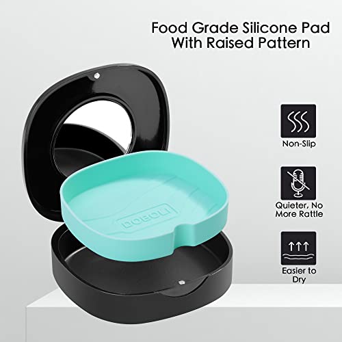 2 Pack Retainer Case with Vent Holes, Mirrors,Compatible with Invisalign,Night Guards Doboli uk supplements