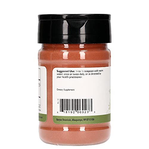 Banyan Botanicals Manjistha Powder, Spice Jar - USDA Organic - Rubia cordifolia - Cleanses Banyan Botanicals uk supplements