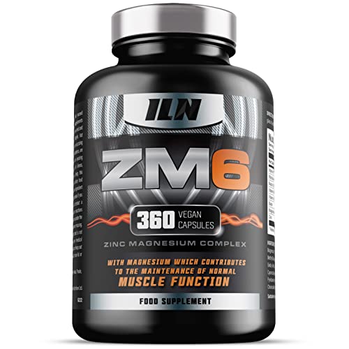 ZM6 - High Strength Zinc Magnesium Supplement - Zinc & Magnesium for Muscle Function Iron Labs Nutrition uk supplements