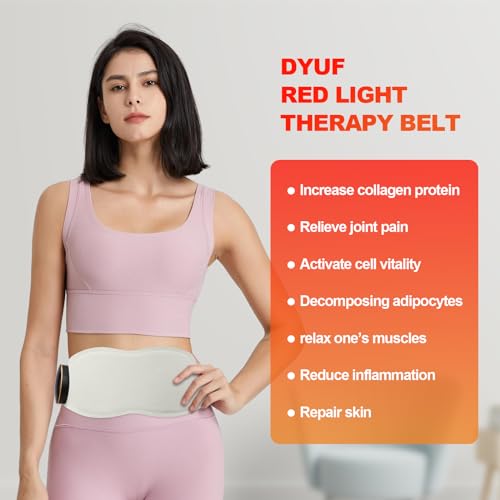 Red Light Therapy Belt Vibrating for Muscle Recovery and Pain Relief DYUF uk supplements