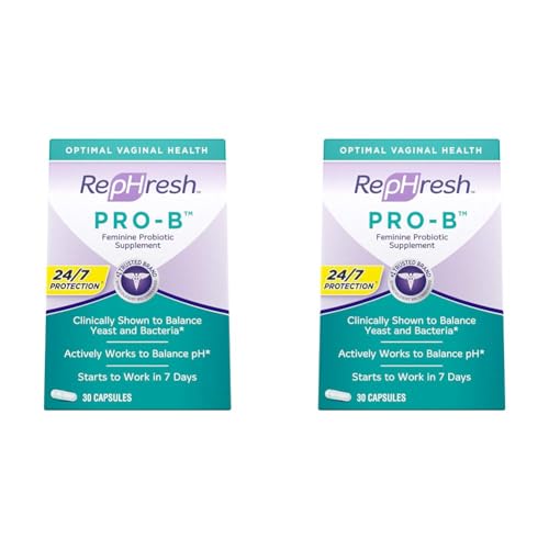 Rephresh Pro-B Probiotic Supplement for Women, 30 Oral Capsules (Pack of 2) Rephresh uk supplements