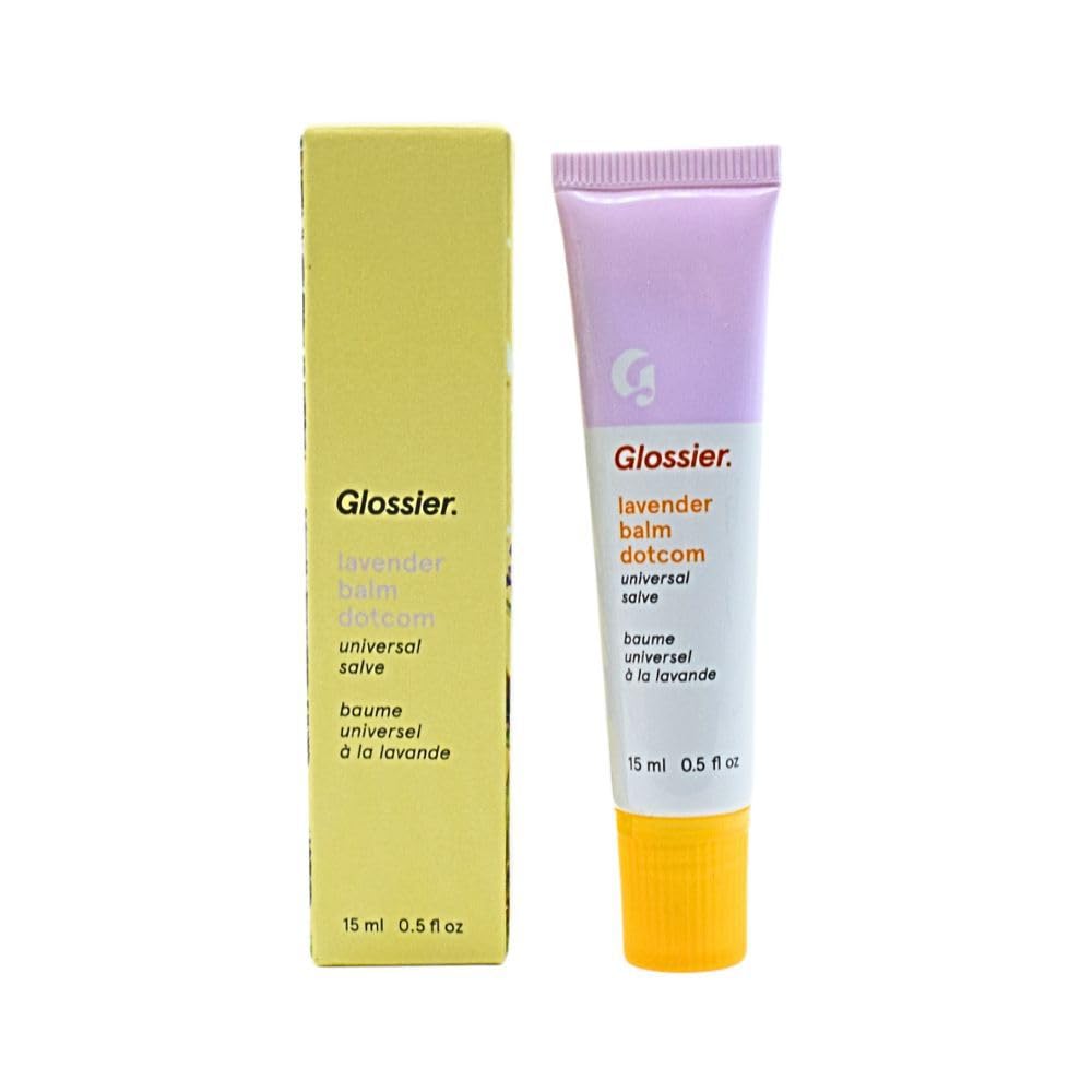 Glossier Balm Dotcom Lip Balm and Skin Salve - Lavender - sheer purple tint Glossier uk supplements