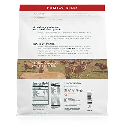 Natural Force Grass Fed Organic Whey Protein Powder – Non GMO Verified, Humane Natural Force uk supplements