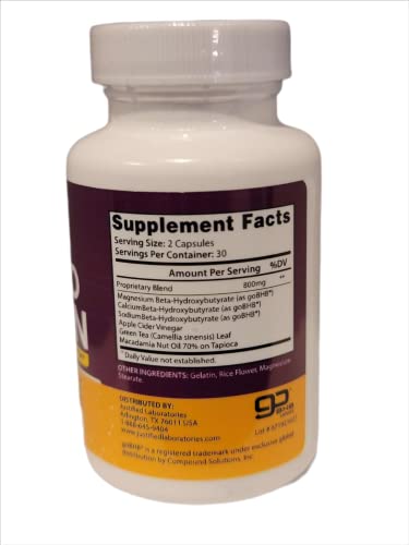 (2 Pack) Keto Advantage Keto Burn Pills Includes Apple Cider Vinegar goBHB Exogenous Justified Laboratories uk supplements