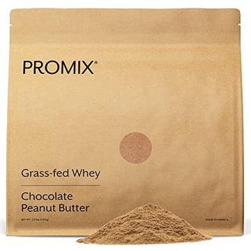 Promix Whey Protein Powder, Chocolate Peanut Butter - 2.5lb Bulk - Grass-Fed & 100% ProMix Nutrition uk supplements