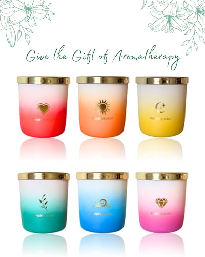 Inspired Picks Refreshing Green Candle – Wood Sage & Sea Salt w/Gold Stemmed Leaves Symbol Inspired Picks uk supplements