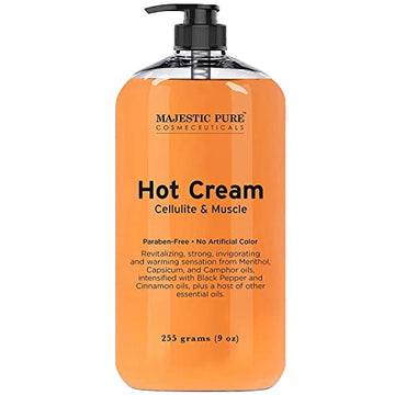 MAJESTIC PURE Hot Cream | Skin Tightening Sweat Cream, Cellulite Cream for Thighs MAJESTIC PURE uk supplements