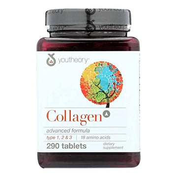 YOUTHEORY Collagen - Advanced Formula 290 Tablets YouTheory uk supplements