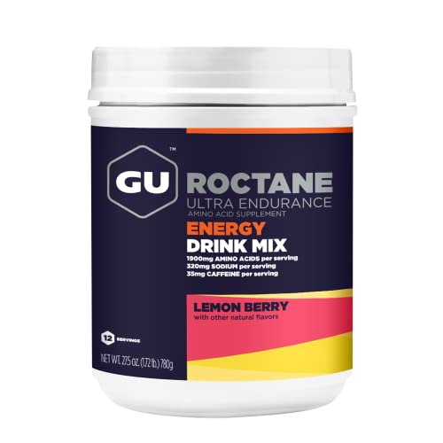 GU Energy Roctane Ultra Endurance Energy Drink Mix, Lemon Berry, 1.72 lb GU Energy uk supplements