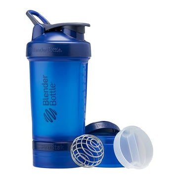 BlenderBottle Shaker Bottle with Pill Organizer and Storage for Protein Powder, Classic V2 ProStak System Blender Bottle uk supplements