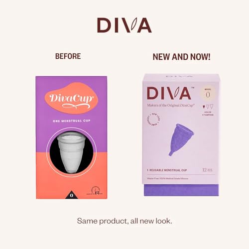 DivaCup - BPA-Free Reusable Menstrual Cup - Leak-Free Feminine Hygiene - Tampon and Pad DivaCup uk supplements