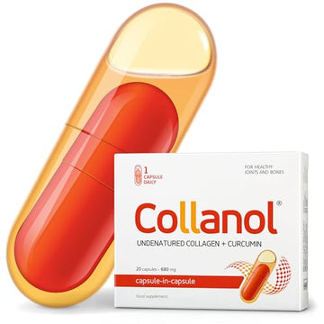 Collanol - Innovation in The Care of Healthy Joints - Liquid Formula in a Double Capsule 3D Collagen Collanol uk supplements