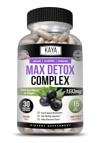 Kaya Naturals - Max Detox - 100% Natural, Healthy, Safe & New, Pure Herbal Ingredients Kaya Naturals uk supplements