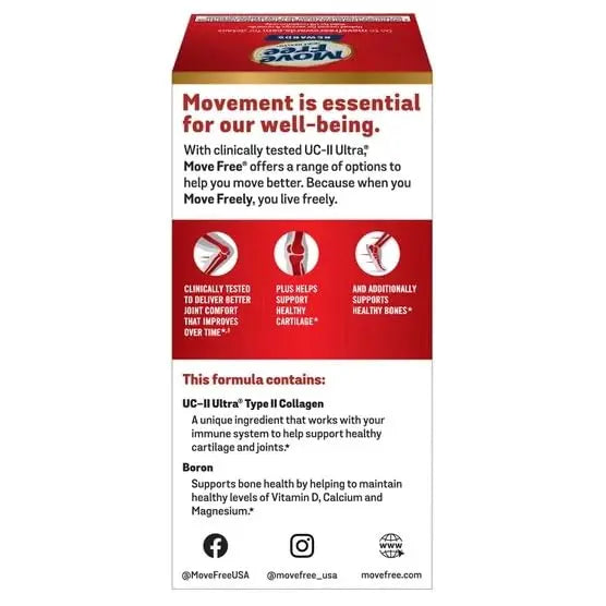 Move-Free Ultra Triple Action Joint Supplement 75 Tablets Aus Healthcare uk supplements