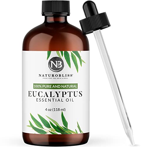 NaturoBliss 100% Pure Natural Undiluted Eucalyptus Essential Oil (4oz) Premium Therapeutic Grade NaturoBliss uk supplements