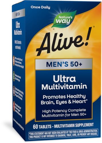 Nature's Way Alive! Men’s 50+ Daily Ultra Potency Complete Multivitamin Nature's Way uk supplements
