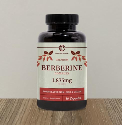 Berberine HCL 1500mg for Weight Management | Botanical Keto Inducing Berberine Supplement Nobi Nutrition uk supplements