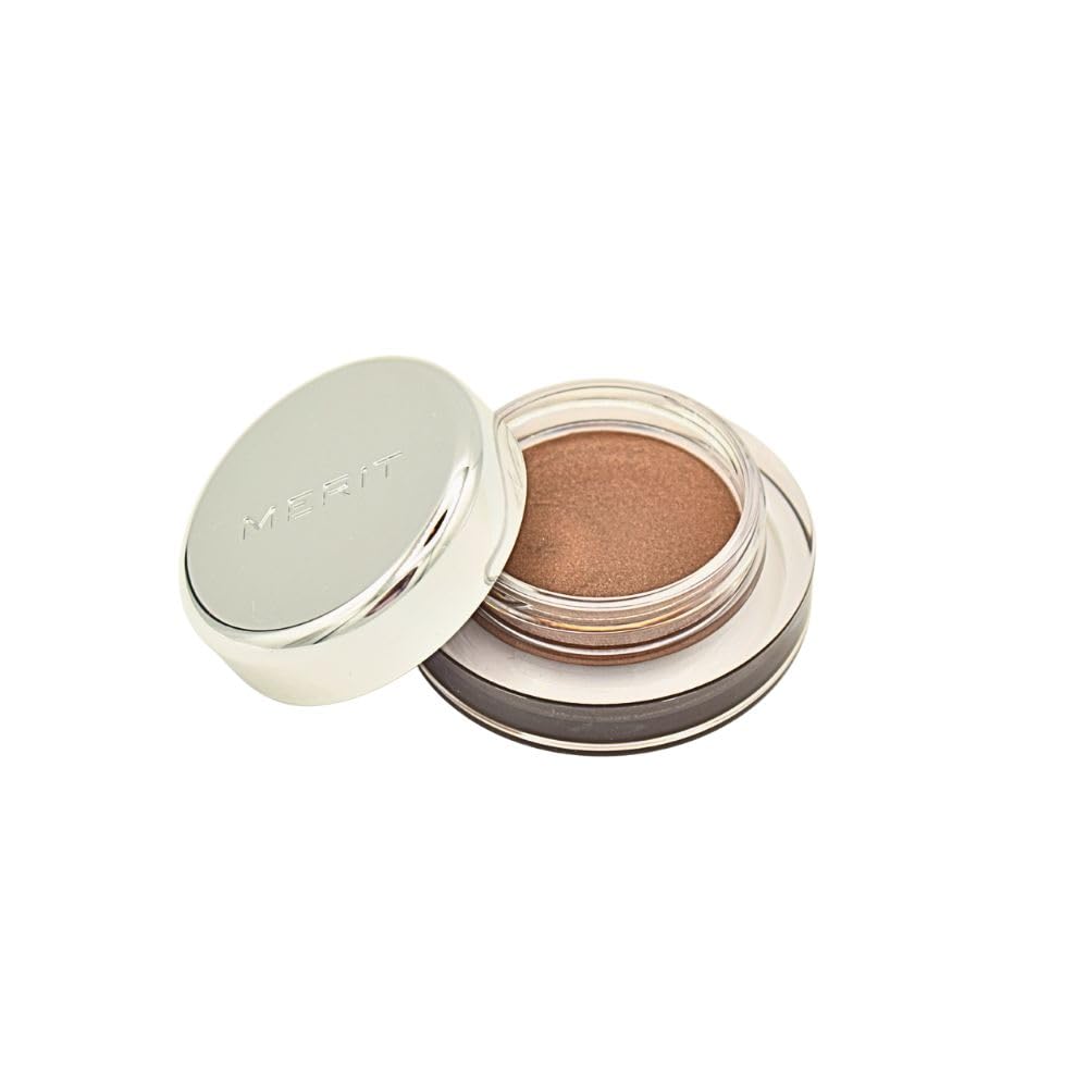 Merit Solo Shadow Cream Eyeshadow Sartorial Bronze, Buildable Crease-Free Pearlescent Color, Vegan & Cruelty-Free, 0.1 oz Merit uk supplements