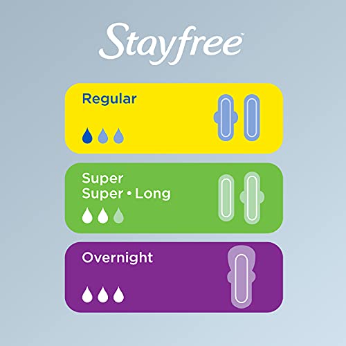 Stayfree Maxi Pads for Women, Super - 66 Count Stayfree uk supplements
