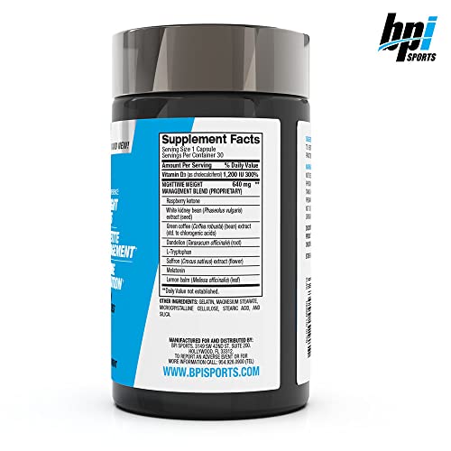 BPI Sports Nite burn – Nighttime Fat Burner & Sleep Support – Keto-Friendly – Weight Loss BPI Sports uk supplements