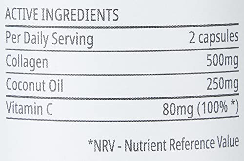 My Vitamins Coconut & Collagen Capsules 60pk MyVitamins uk supplements
