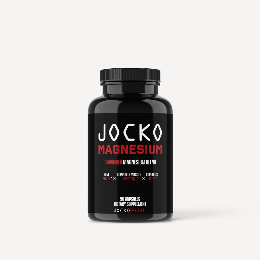 Jocko Fuel Magnesium Complex Supplement - Magnesium Glycinate, Citrate, & Taurate Capsules Dietary Supplement for Muscle Recovery & Relaxation, Heart, Nerve, Bone Support, & Sleep 30-Day Supply Jocko Fuel uk supplements