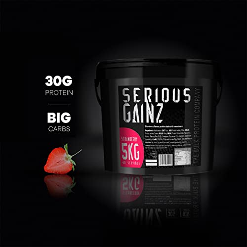 The Bulk Protein Company, SERIOUS GAINZ - Whey Protein Powder - Weight Gain, Mass Gainer The Bulk Protein Company uk supplements