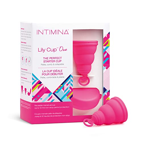 Intimina Lily Cup One - Collapsible Disposable Menstrual Cups for Beginners, Small Menstrual Cup INTIMINA uk supplements