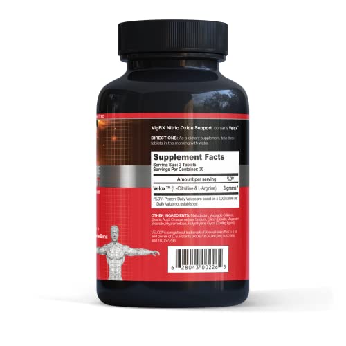 VigRx Nitric Oxide Support Velox Tablets (1) Heath Secret uk supplements