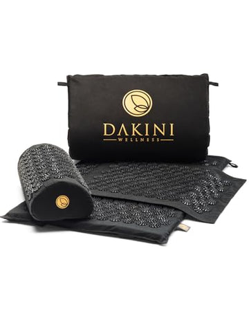 Acupressure Mat and Pillow Set with Extra Mini Accupressure Massage Mat - Organic Cotton Dakini uk supplements