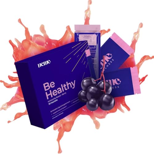 Be Healthy 3-in-1 Liquid Probiotics for Women and Men - Vitamin C, Zinc, Elderberry BeMe uk supplements