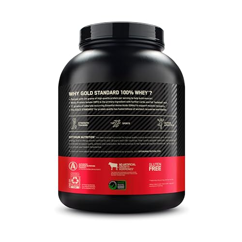 Optimum Nutrition Gold Standard 100% Whey Protein Powder, Rocky Road, 5 Pound Optimum Nutrition uk supplements
