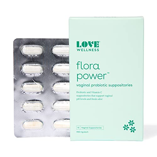 Love Wellness Vaginal Probiotic Suppositories, Flora Power | Fast-Acting Love Wellness uk supplements