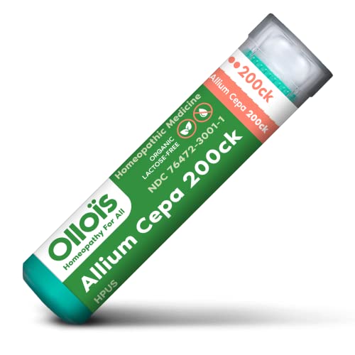 OLLOIS Allium Cepa 200ck Organic & Lactose-Free Homeopathic Medicine, 80 Pellets (Pack of 1) OLLOÏS uk supplements