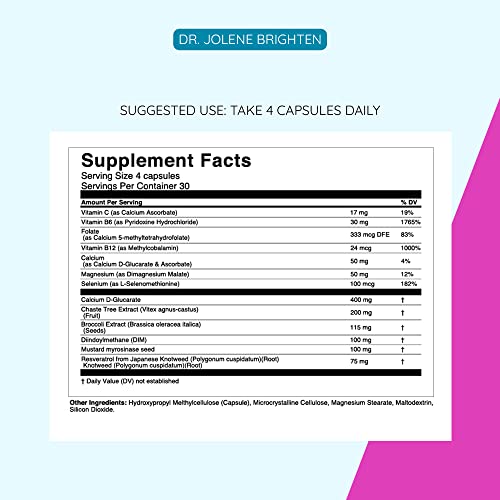 Dr. Brighten Balance - Hormone Balance for Women with Chasteberry and DIM - Targets Dr. Brighten uk supplements