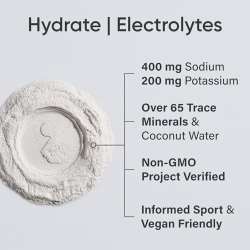 Sports Research Hydrate Electrolytes Powder Packets - Sugar-Free & Naturally Flavored Sports Research uk supplements