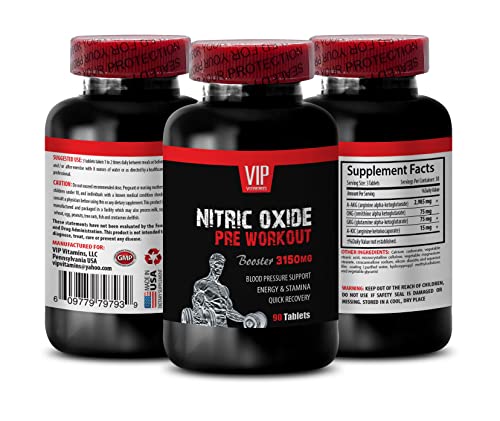 Nitric Oxide powder with L-arginine and L-glutamine - Nitric Oxide Pre-Workout Booster VIP VITAMINS uk supplements