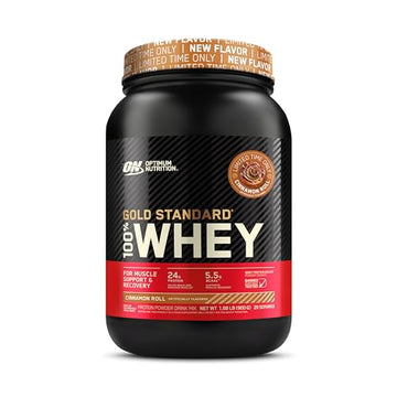 Optimum Nutrition Gold Standard 100% Whey Protein Powder, Cinnamon Roll, 2 Pound Optimum Nutrition uk supplements